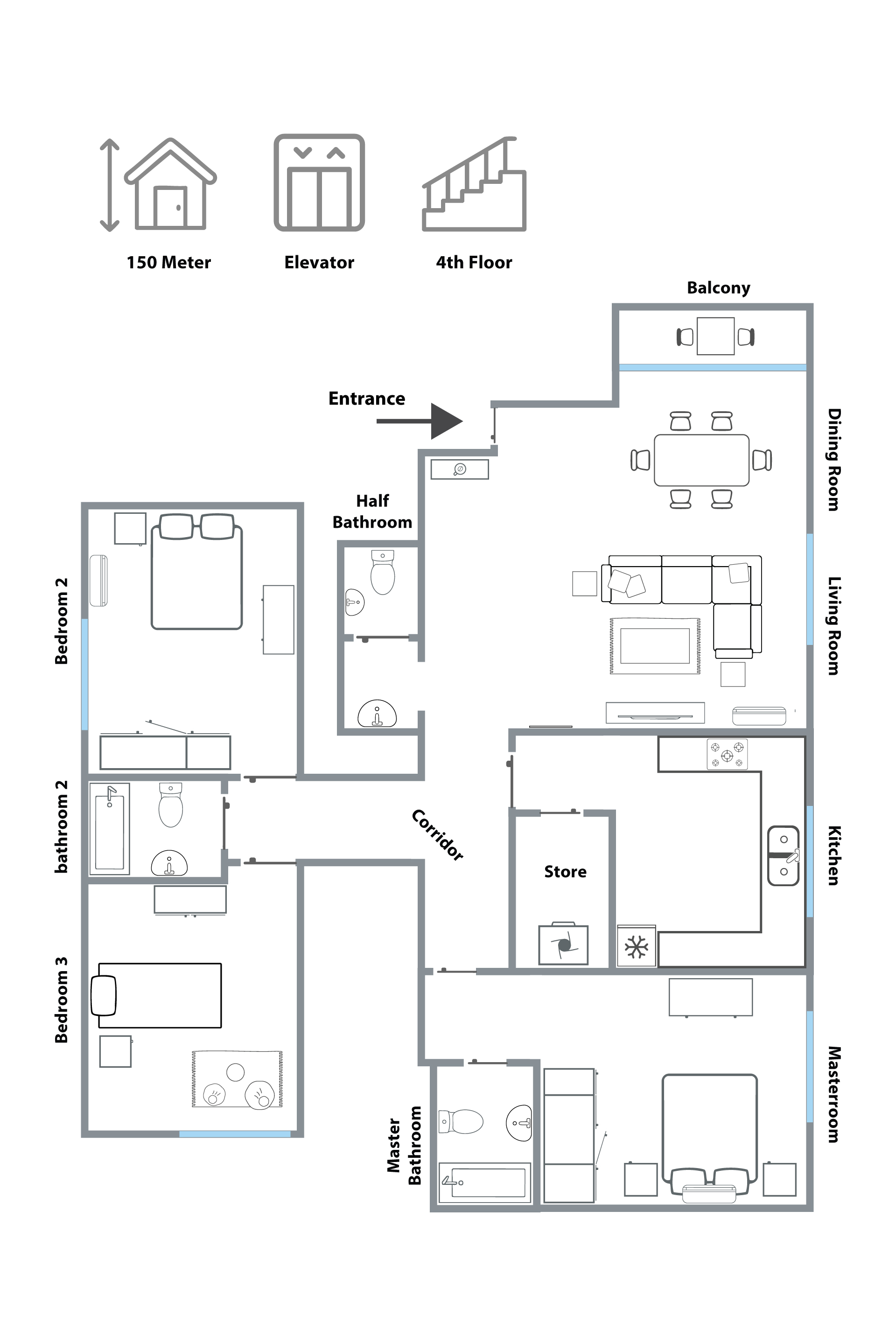 مخطط الطابق