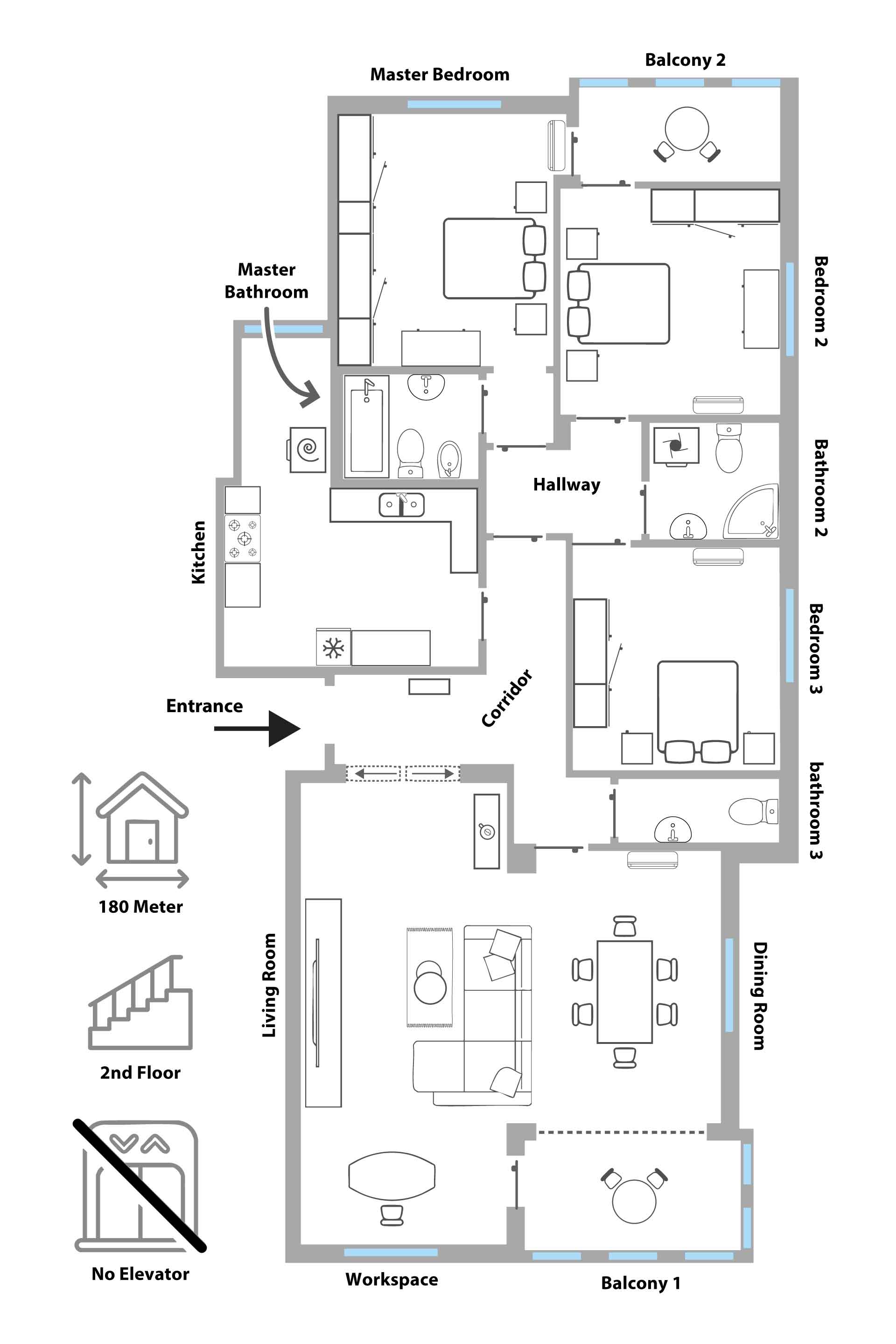 مخطط الطابق